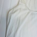 Aerie  White Lace Yoke Racer Tank Top Sz Medium Photo 1