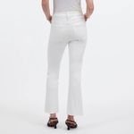 Madewell  Mid-Rise Kick Out Crop Jeans White Photo 2