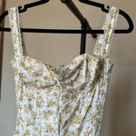 House Of CB  XS D-DD ‘Rosalee’ White Vintage Floral Print Cotton Bustier Sundress Photo 3