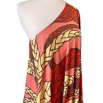Mara Hoffman Silk one-shoulder dress with an abstract rope print Photo 3