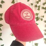Life is Good Vintage Retro Hot Pink  Adjustable Embroidered Baseball Cap Hat Photo 0