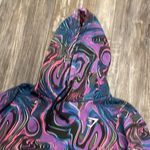 Gymshark  Purple Marbled Shades Print Pullover Hoodie Yoga Workout Sweatshirt M Photo 4