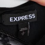 EXPRESS  Womens Black Lace Trim Babydoll Midi Dress Size S Strappy Whimsigoth Photo 3