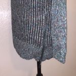 Leo & Nicole  colorful ribbed knit zip cowl neck sweater Photo 5
