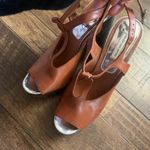 Dries Van Noten  Leather T-Strap
Sandals - Brown heels  boho spring designer $800 Photo 1