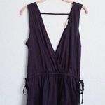Anthropologie Pure and Good Black Becka Deep V Tank Photo 0
