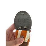 Loopty Loo Western Buckle with Animal Print Fabric Belt Brown Photo 1