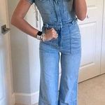 Good American Denim Fit For Success Flare Jumpsuit 0 Photo 0