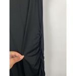 Seraphine Black Sleeveless‎ Ruched Side Seam Maternity Tank Dress Size 6 Photo 3