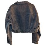 Micas  Cropped Denim Jacket – Black
Size XL - NWT Photo 3