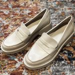 Madden Girl  Heather Chunky Loafer Color Bone Pu Cream  8.5 NWOT Photo 1
