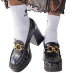 CIRCUS NY BY SAM EDELMAN Susie Platform Loafer Size Euro 37 New w/o original box Black Photo 1