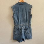 Jessica Simpson Jessica‎ Simpson Denim Romper Size Large EUC Pockets Photo 3