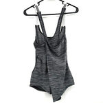 Adidas Size Small heathered gray tank top cross back with cut out climalite Photo 3