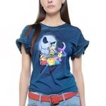 Despicable Minions Nightmare Before Christmas Halloween Parody Teefury Shirt Black Size XL Photo 0