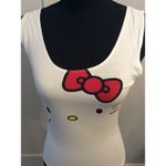 Hello Kitty  Sanio Medium Tank Body Suit Women's Bow Criss Cross Back Photo 1