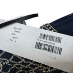 Jovani NWT  A-Line Princess Scoop Beaded Long Dress Formal Navy 21030 Size 4 Photo 9