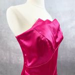 A Byer B Wear Too Womens Dress Mini Satin Pink Size 5 Glam Going Out Party Cocktail Photo 2