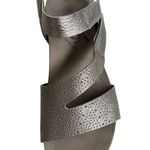 OTBT  Leather Theodora Sandals Silver Size Photo 1