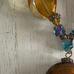 Felicia glass bead and seed bead necklace Brown Photo 3