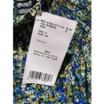 Mango   MNG Tapestry Long Sleeve Mini Dress‎ Floral Flowers Blue Yellow Size 2 Photo 6