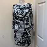 Emilio Pucci  Black and White Print Dress Size 38 Photo 9
