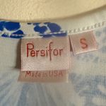 Persifor Tuckernuck Sleeveless Dress White Blue Seashell Print Summer Sport tech Photo 3