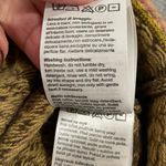 Flavored Tartan wool cardigan Float floral brown lavender red orange yellow tan Size M Photo 11