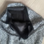 Lilly Pulitzer Black White Floral Dress Silk Blend Half Puff Sleeves Short Sz 4 Photo 4