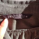 ZARA Green Corduroy Dress Photo 6