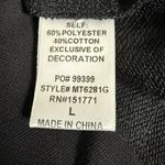 Gilli Rhinestone Tassel Sweatshirt Black Size L Photo 7