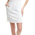 Spiritual Gangster  White Alessia Mini Dress Large Racerback Cotton Pockets NWT Photo 0