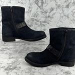 Vintage Foundry Co. Womens Miriam Biker Buckle Ankle Boots Size 9 Black Leather Photo 2