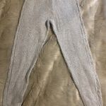 EXPRESS Super High Waisted Cable Knit Sweater Joggers Small Photo 4
