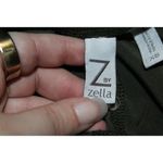 Zella Womens Z by  Olive Green Cropped Joggers Drawstring Pants w Pockets Size XS Photo 3