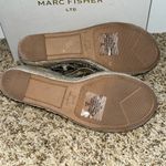 Marc Fisher Alenni Snake Skin Natural Espadrille Wedge Sandals Size 8 Photo 4