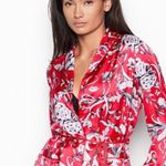 Victoria's Secret Victoria Secret | black cherry satin asian wrap top Photo 3