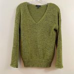 J.Crew  Flared Sleeve Swing Sweater In Army Green Photo 3