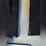 Hudson Jeans Hudson Nico Jeans size 30 Mid-rise Straight leg Inseam slit in Black Star NWT Photo 4