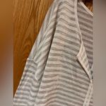 Sanctuary ‎ Curve Elina Metallic-stripe Split-Neck Long Sleeve Tee Shirt Size 2X Photo 5