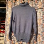 A New Day  Light Blue Knit Turtleneck Sweater Photo 0