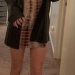 Princess Polly Joani Tie Dye Mini Dress Brown Photo 2