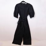 Rebecca Taylor Cotton Poplin Lightweight Puff Half Sleeve Tie Waist Jumpsuit 2 Photo 0