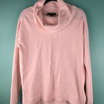 Banana Republic  Pink Cowl Neck Sweater M | Soft Knit Long Sleeve Pullover Photo 0