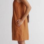 Quince 100% European Linen Sleeveless Swing Dress in Terracotta Size Small Photo 1