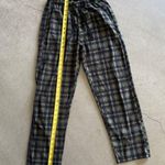 Spyder / fleece plaid Pajama pants w Comfortable Fit / Black and Green / small Photo 3
