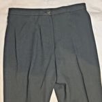 LADIES SLACKS BY IRIS SINGER Collection SIZE 8 ~~Green Herringbone Pattern Green Photo 1