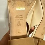 Stuart Weitzman  Tia 75 Slingback Pumps Liquid Metallic Nude Photo 9