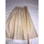 Vintage Set Top Skirt Size S Cream Lace Long Sleeve 80"s Cottagecore Modest USA Photo 9