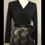 LuLaRoe Chevron Pleated Maxi Wrap Dress Photo 2